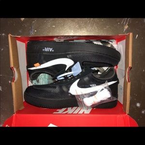 Dead stock Off white Nike Air Force 1 size 12